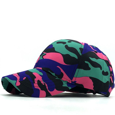 Suvine Camo pesapallimütsi meeste naiste taktikaline kamuflaaž Snapback kalapüügi hingav müts Kvaliteetne tuulekindel päikesemüts