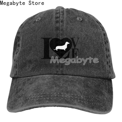 Καπέλο μπέιζμπολ Dachshund Weiner Dog Καπέλο Ανδρικά Γυναικεία Ρυθμιζόμενο Trucker Fashion Πλυμένα τζιν καπέλα για υπαίθριο μαύρο
