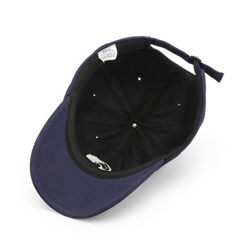 Мъжка бейзболна шапка с бродирана буква C Шапки Лято Есен Дамска мъжка регулируема памучна шапка за слънце