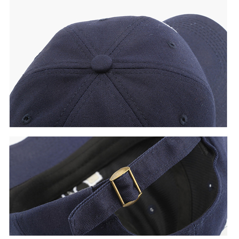 Ανδρικό καπέλο μπέιζμπολ Κεντημένο γράμμα C Καπέλα Καλοκαίρι Φθινόπωρο Γυναικείο Ρυθμιζόμενο βαμβακερό καπέλο