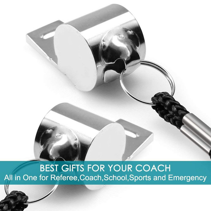 5 db fém síp rögbi parti edzés játékvezetői sporthoz hasonló síp iskolai futball labdarúgás szabadtéri sport síp csapatsportokhoz