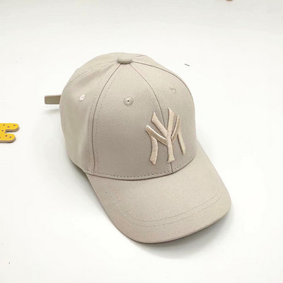 Proljeće ljeto Dječja bejzbolska kapa s vezom za slobodno vrijeme od sunca za dječake i djevojčice, dječja pamučna prozračna čvrsta podesiva kapa