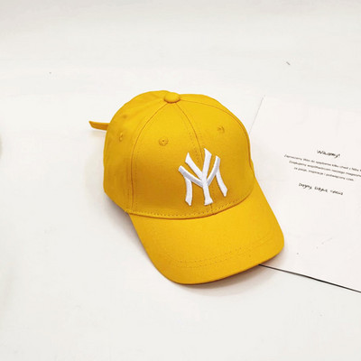 Proljeće ljeto Dječja bejzbolska kapa s vezom za slobodno vrijeme od sunca za dječake i djevojčice, dječja pamučna prozračna čvrsta podesiva kapa