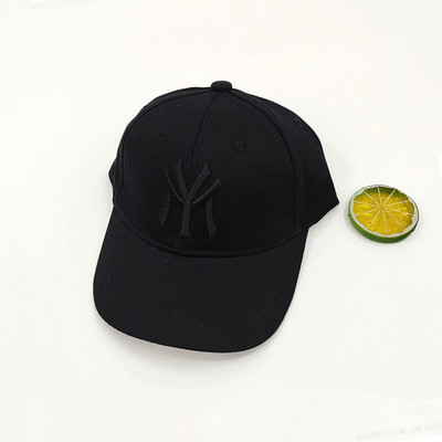 Proljeće ljeto Dječja bejzbolska kapa s vezom za slobodno vrijeme od sunca za dječake i djevojčice, dječja pamučna prozračna čvrsta podesiva kapa