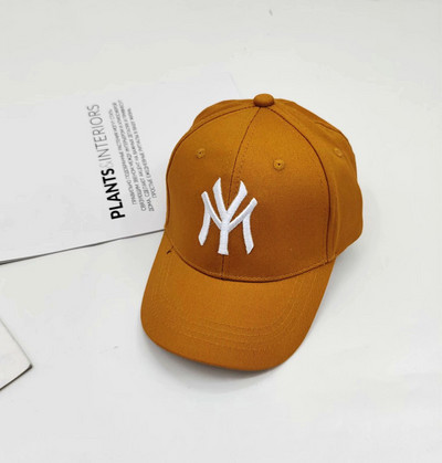 Proljeće ljeto Dječja bejzbolska kapa s vezom za slobodno vrijeme od sunca za dječake i djevojčice, dječja pamučna prozračna čvrsta podesiva kapa