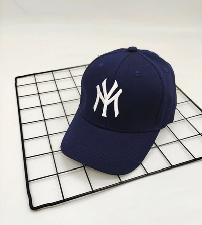 Proljeće ljeto Dječja bejzbolska kapa s vezom za slobodno vrijeme od sunca za dječake i djevojčice, dječja pamučna prozračna čvrsta podesiva kapa