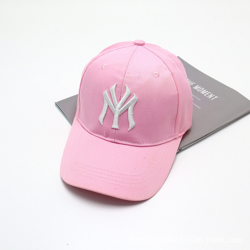 Proljeće ljeto Dječja bejzbolska kapa s vezom za slobodno vrijeme od sunca za dječake i djevojčice, dječja pamučna prozračna čvrsta podesiva kapa