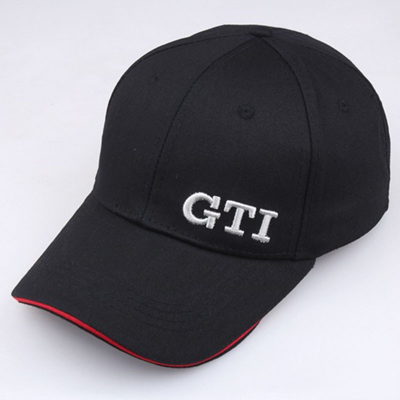 Hulgimüük Kvaliteetsed pesapallimütsid GTI Letter Tikitud müts Mees Naine Võidusõidumüts unisex snapback Bone hip hop rekkamütsid