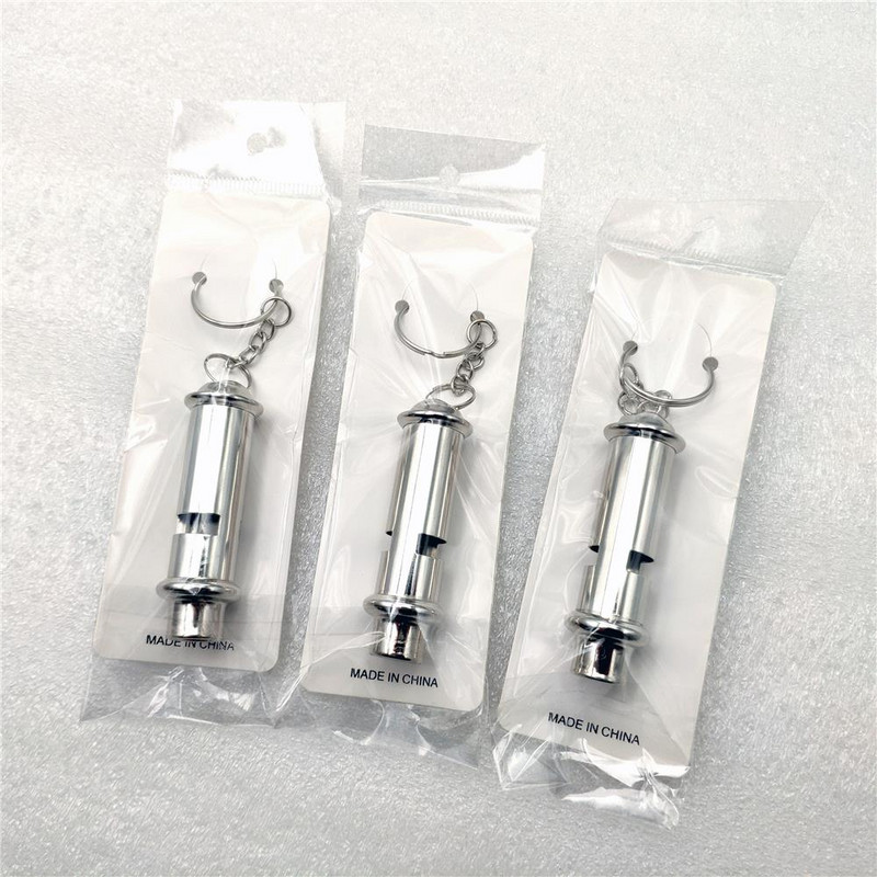 Policijas svilpes tērauda militārās svilpes ar virvi āra sporta treniņu rīki dzīvības glābšanas aprīkojums