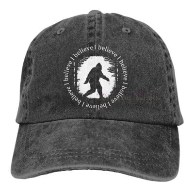Bigfoot on tõeline ja ta proovis süüa minu perset pesapallimütsi Unisex Vintage Trucker Hat Reguleeritavad kauboi mütsid meestele naistele