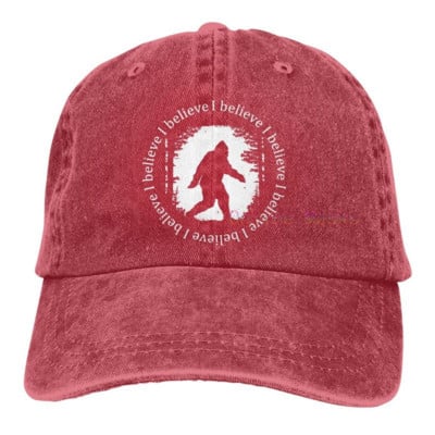 Bigfoot on tõeline ja ta proovis süüa minu perset pesapallimütsi Unisex Vintage Trucker Hat Reguleeritavad kauboi mütsid meestele naistele