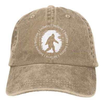Bigfoot on tõeline ja ta proovis süüa minu perset pesapallimütsi Unisex Vintage Trucker Hat Reguleeritavad kauboi mütsid meestele naistele