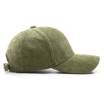 Corduroy pesapallimüts meestele, naiste Trucker Cap, Unisex vintage pesapallimüts välitingimustes reguleeritav hip-hop Gorras Snapback