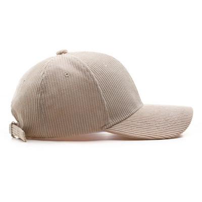 Corduroy pesapallimüts meestele, naiste Trucker Cap, Unisex vintage pesapallimüts välitingimustes reguleeritav hip-hop Gorras Snapback