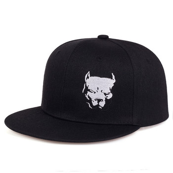 Нова мода за мъже, жени Pitbull Dog Baseball Caps for Hip Hop Cotton Trucker Caps Bone Dad Hat Adjustable snapback hats gorras
