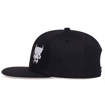 Нова мода за мъже, жени Pitbull Dog Baseball Caps for Hip Hop Cotton Trucker Caps Bone Dad Hat Adjustable snapback hats gorras