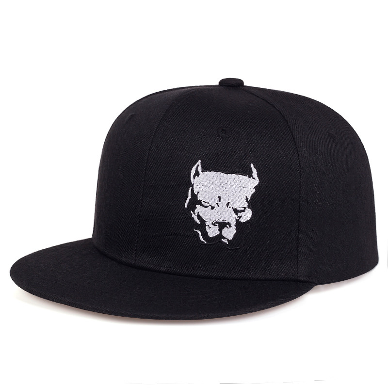 Új divat férfi női Pitbull kutya baseball sapka hip-hop pamut kamionos sapkákhoz Bone apa sapka Állítható snapback sapkák gorras