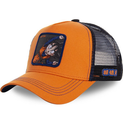 Új márka DRAGON BALL Animáció Minden stílus Snapback Pamut Baseballsapka Férfi Női Hip Hop Apa Mesh Hat Trucker Hat
