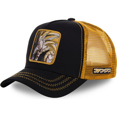 Új márka DRAGON BALL Animáció Minden stílus Snapback Pamut Baseballsapka Férfi Női Hip Hop Apa Mesh Hat Trucker Hat
