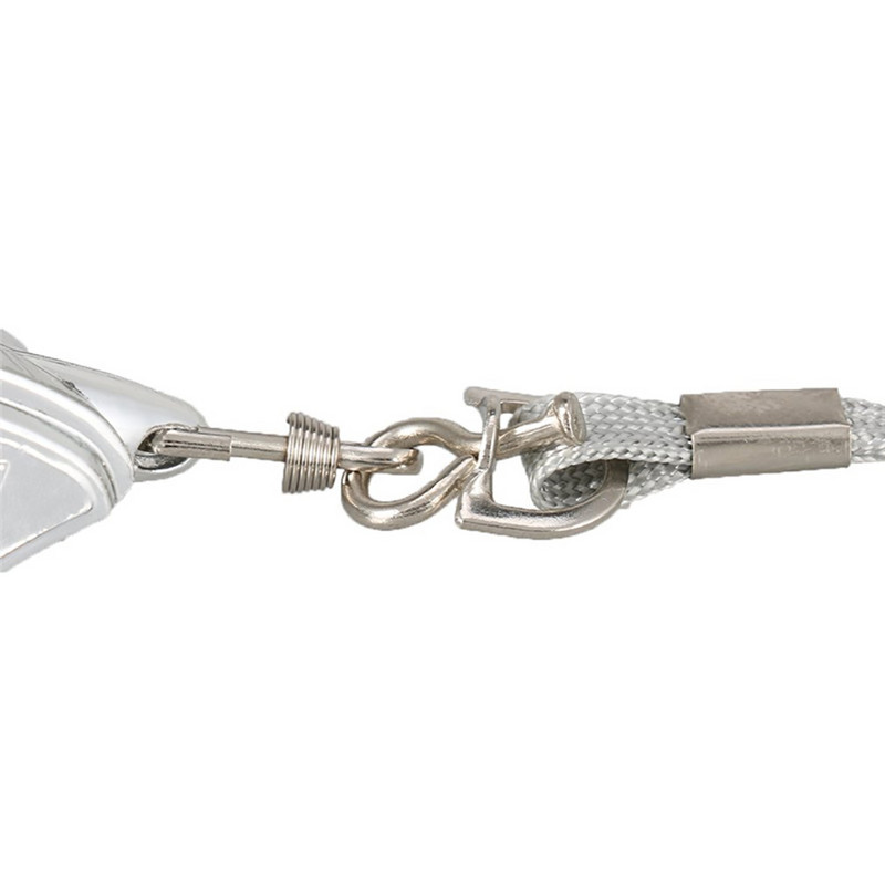 Whistle Metal Extra Loud με κορδόνι για σχολικό αθλητικό ποδόσφαιρο μπάσκετ και προστασία ναυαγοσώστη