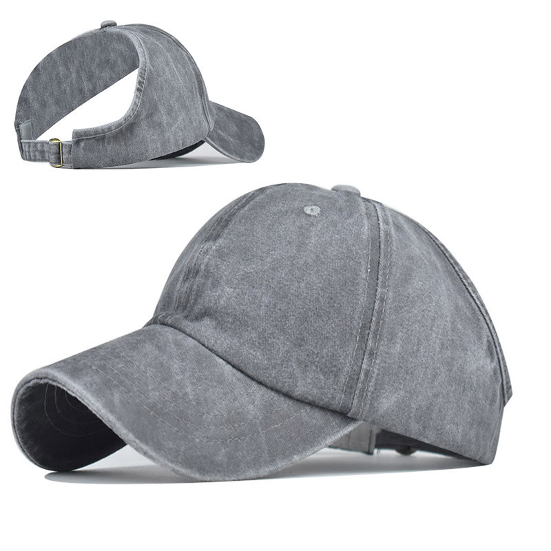 Suvised naiste juuksed sassis punt hobusesaba pesapallimüts Golf Sport vabaaja hobusesabamüts lokkis juustega seljata hobusesabamüts naistele