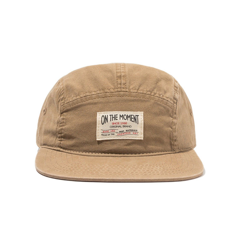 ON THE MOMENT Şapcă de baseball din bumbac cu 5 panouri Şapci Snapback Bone Gorras Hombre Originales Hip Hop Pălării pentru bărbaţi, femei, reglabile