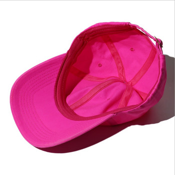 Дамски бонбонени цветове татко шапка регулируема сянка лятна пране движение на открито памучна ретро бейзболна шапка слънцезащита Snapback