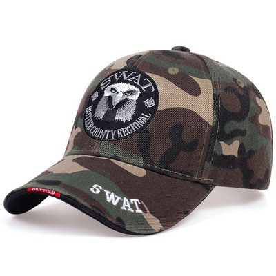SWAT Army sapka férfi hímzett Eagle fekete baseballsapkák férfi Gorras Para Hombre női Snapback Bone Masculino taktikai sapka