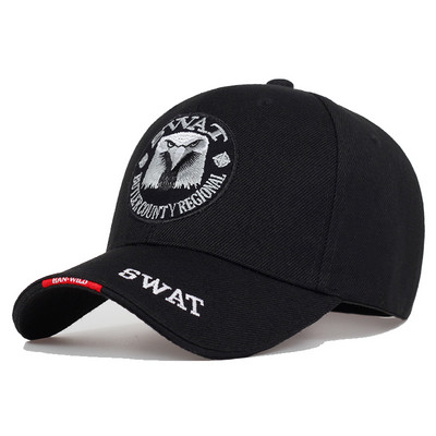 SWAT Army sapka férfi hímzett Eagle fekete baseballsapkák férfi Gorras Para Hombre női Snapback Bone Masculino taktikai sapka