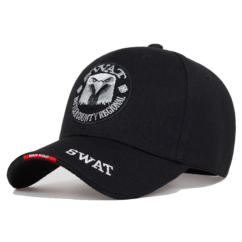 SWAT Army sapka férfi hímzett Eagle fekete baseballsapkák férfi Gorras Para Hombre női Snapback Bone Masculino taktikai sapka