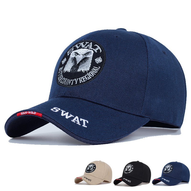 SWAT Army sapka férfi hímzett Eagle fekete baseballsapkák férfi Gorras Para Hombre női Snapback Bone Masculino taktikai sapka