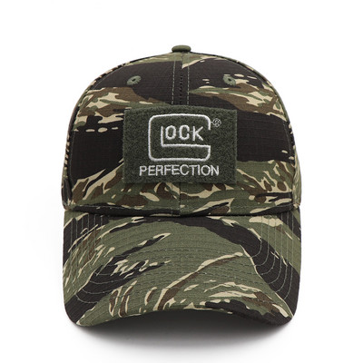 Novo 2022. Taktička GLOCK Streljačka Sportska Baseball Kapa Ribolov Kape Muškarci Lov na otvorenom Šešir u džungli Airsoft Šeširi za planinarenje Kaskete