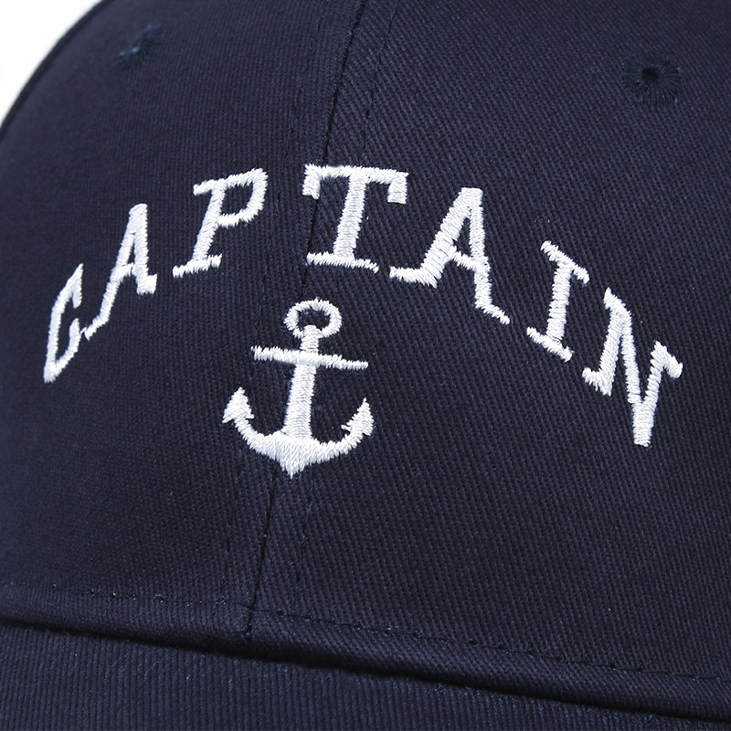 Nyári légáteresztő CAPTAIN hímzett napozósapka divat női férfi párok baseballsapka állítható hip-hop sapka golfsapka