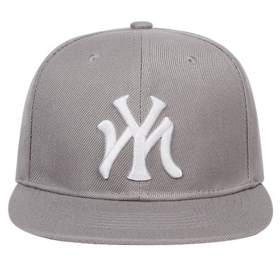 Divatos férfi baseballsapka Letter MY Hímzősapkák Női Nyáron Állítható napsapka Pamut hip-hop Snapback Kalapok gorras