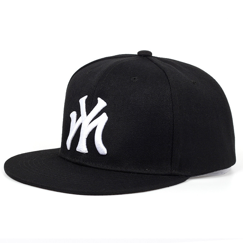 Divatos férfi baseballsapka Letter MY Hímzősapkák Női Nyáron Állítható napsapka Pamut hip-hop Snapback Kalapok gorras