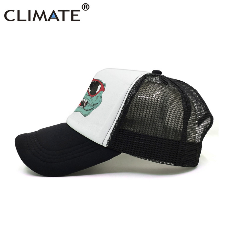CLIMATE Jurassic Dinosaur Truckeri müts Meeste naljakas ja lahe müts Jurassic Cool must võrguga lahe müts lastele täiskasvanutele