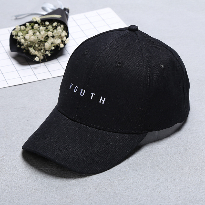Suvine pesapallimüts Uus Puuvillane Meeste Müts Noorte Kirjatrükk Tikand Solid Unisex Päikesekübar Naiste Meeste Mütsid Snapback Hip Hop Müts