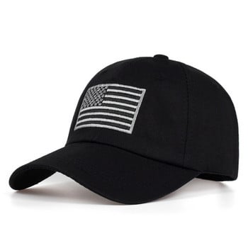 Нова модна памучна бейзболна шапка Bone Men Tactical Army Military Dad Hat American USA Flag Hip Hop Hat Sport Trucker Caps gorras