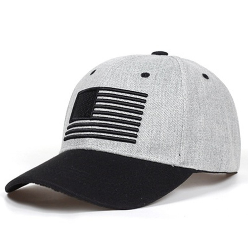 Uus mood puuvillane pesapallimüts Bone Meeste taktikaline armee sõjaline isamüts Ameerika Ühendriikide lipp Hip-hop müts Sport veoautode mütsid gorras