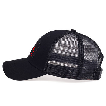 Navy Seal Team Pirate Trident Tactical Mesh Baseball Cap Бродерия LOGO Висококачествен памук Мъже Жени Шапка