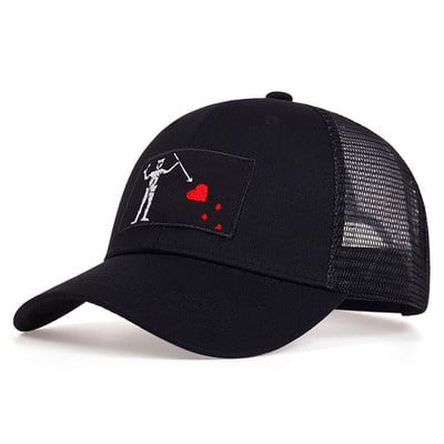 Navy Seal Team Pirate Trident Tactical Mesh Baseball Cap Бродерия LOGO Висококачествен памук Мъже Жени Шапка