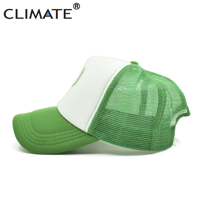 CLIMATE Shamrocks Trucker sapka St. Patrick`s Day zöld sapka Írország Irish Lucky Shamrocks sapka St. Patrick hálós sapka Írország számára