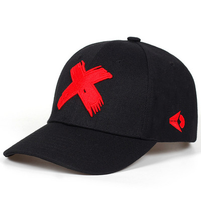 2022-es új férfi sapka X Letter páros baseballsapka rapper lapos karimájú hip-hop sapka kültéri, légáteresztő napfénykalap Snapback sapka