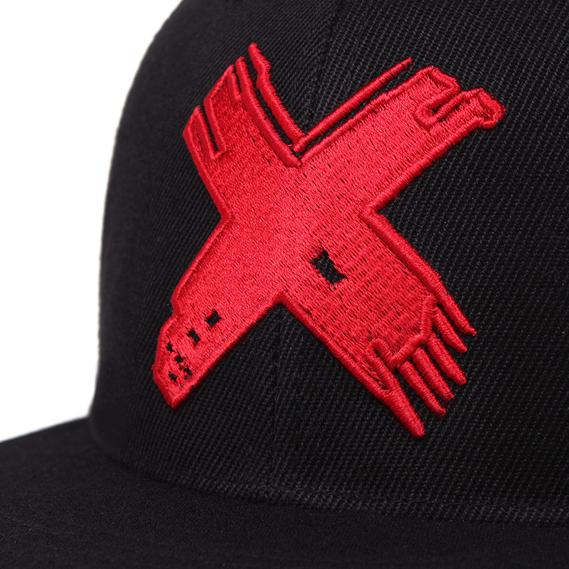 2022-es új férfi sapka X Letter páros baseballsapka rapper lapos karimájú hip-hop sapka kültéri, légáteresztő napfénykalap Snapback sapka