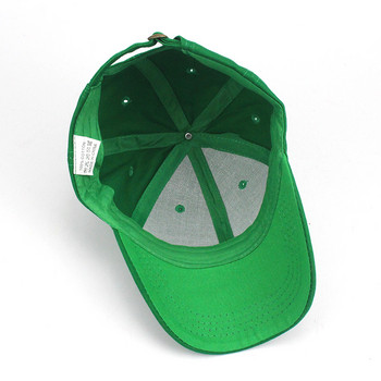 Νέα Παιδικά μονόχρωμα Παιδικά Καπέλα snapback Καπέλο μπέιζμπολ με χιπ χοπ άνοιξη καλοκαίρι για αγόρι κοριτσάκι για 1-7 χρονών Πράσινο