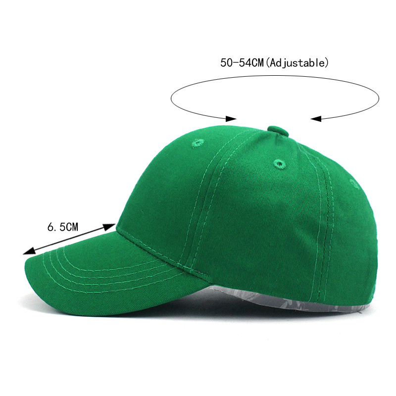 Noi pentru copii, culoare solidă, șapci snapback pentru copii, șapcă de baseball cu șapcă de primăvară, vară, hip hop, băiat, fată, pentru bebeluși, pentru 1-7 ani, verde