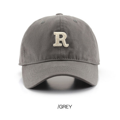 Letter R pesapallimüts naistele Meestele Reguleeritav puuvillane Snapback Müts Juhuslikud hip-hopi mütsid Lahedad tipukübarad Visiirid Mütsid Unisex Mütsid