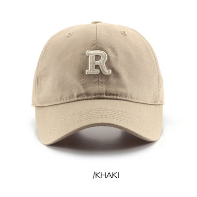 Letter R pesapallimüts naistele Meestele Reguleeritav puuvillane Snapback Müts Juhuslikud hip-hopi mütsid Lahedad tipukübarad Visiirid Mütsid Unisex Mütsid