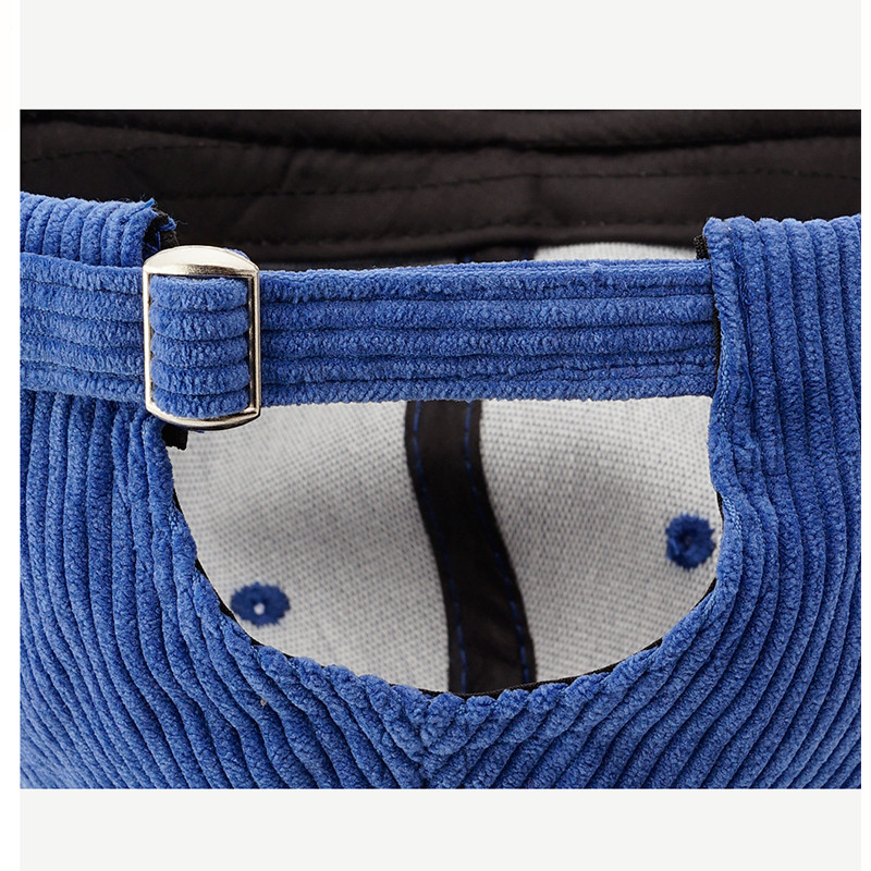 Corduroy téli sapka női baseball sapka törölköző hímzés férfi sapka női Snapback hip-hop retro pamut sima farmer BQM189