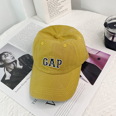 2023 New Ins Denim Broderie Cuplu Pălărie de baseball Top Bumbac moale Cremă solară Parasolară Retro Totul merge cu ea